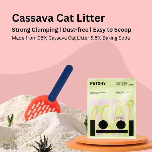 Petshy - Cassava Cat Litter|Plant-Based • Low Dust • High Performance 2.5KG