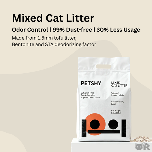 Petshy - New Original Mixed Cat Litter｜Odor Control & Low Dust 2.5 KG