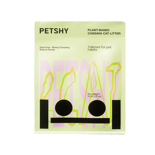 Petshy - Cassava Cat Litter｜Plant-Based • Low Dust • High Performance 2.5KG