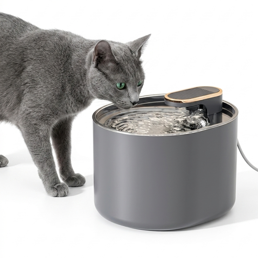3L Cat Water Fountain with Motion Sensor Automatic Dog Water Dispenser -  Ultra Silent Pet Drinking Water Fountain (No Light Version)