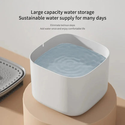 Ultra-Silent Automatic Cat Water Fountain – Multi-Stage Filtration & Large Capacity USB Pet Drinker