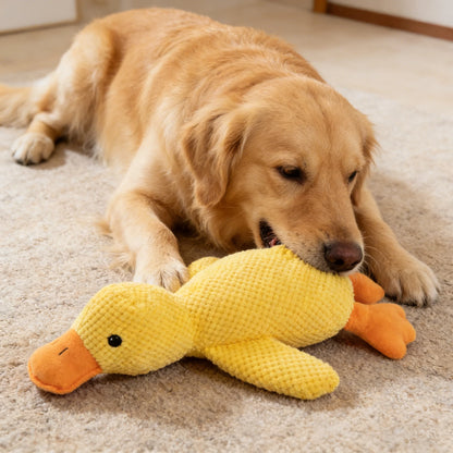 Soft Squeaky Plush Dog Toy – Durable Fleece Teething Toy for Small & Medium Breeds