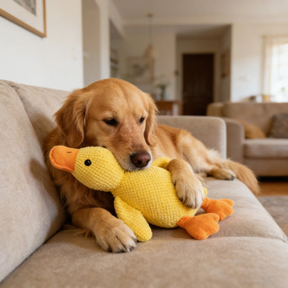 Soft Squeaky Plush Dog Toy – Durable Fleece Teething Toy for Small & Medium Breeds