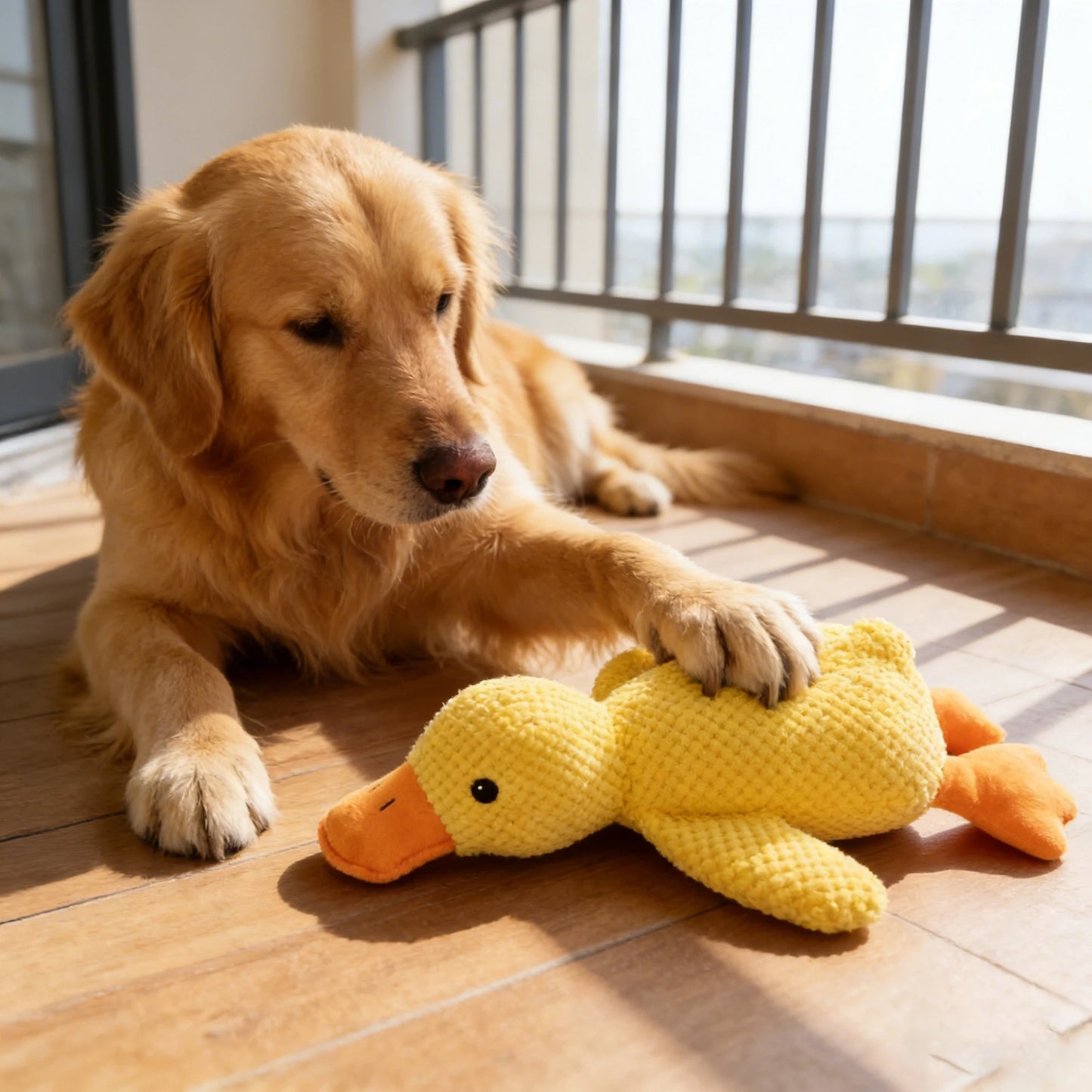 Soft Squeaky Plush Dog Toy – Durable Fleece Teething Toy for Small & Medium Breeds
