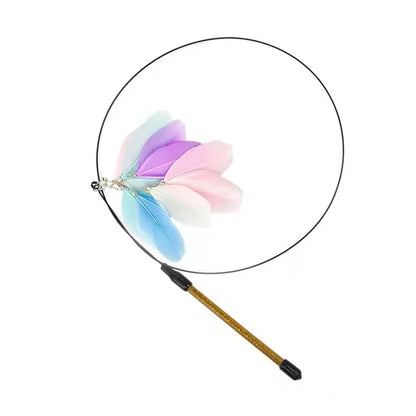 Interactive Simulation Bird Cat Teaser Wand – with Bell