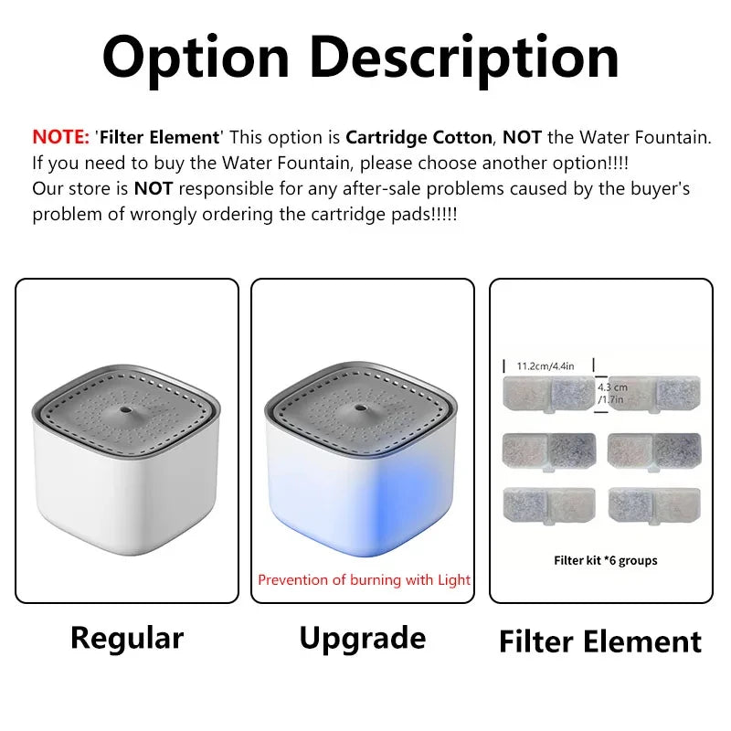Ultra-Silent Automatic Cat Water Fountain – Multi-Stage Filtration & Large Capacity USB Pet Drinker