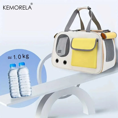 Portable Soft-Sided Pet Carrier – Breathable Nylon Travel Bag for Cats and Small Dogs