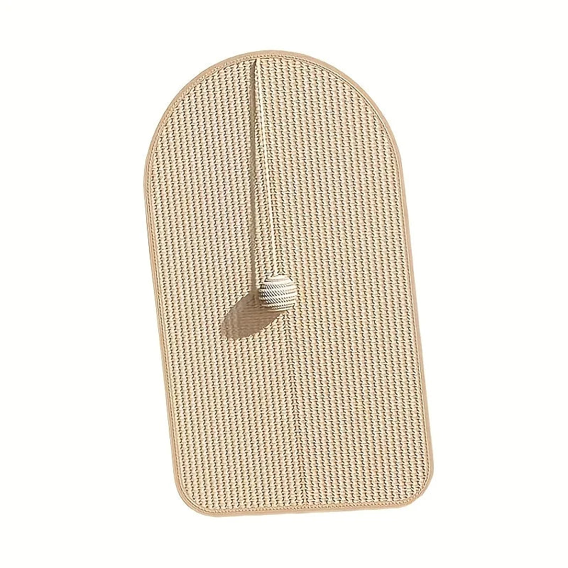 Natural Sisal Cat Scratching Pad – Durable Furniture Protector & Interactive Play Mat with Integrated Toy